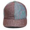 casquette baseball deux tons en laine et coton
