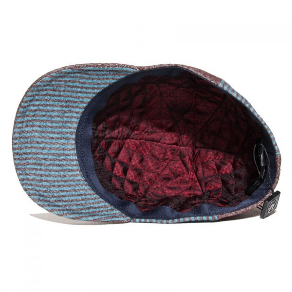 casquette baseball deux tons en laine et coton
