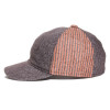 casquette baseball laine et coton demi saison coloris taupe