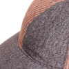 casquette baseball laine et coton demi saison coloris taupe