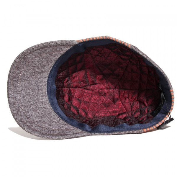 casquette baseball laine et coton demi saison coloris taupe