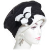 béret polaire noir et blanc