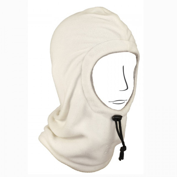 cagoule polaire enfant coloris beige réversible