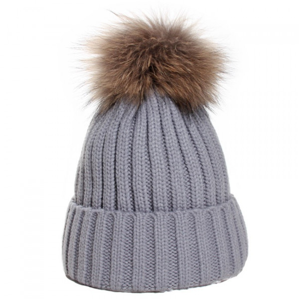 bonnet acrylique coloris gris