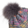 pompon acrylique coloris gris