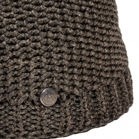 maille laine imitation métal cuivré