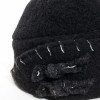 Chapeau femme laine noir