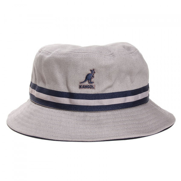 Bob coton Stripe Lahinch gris - Kangol