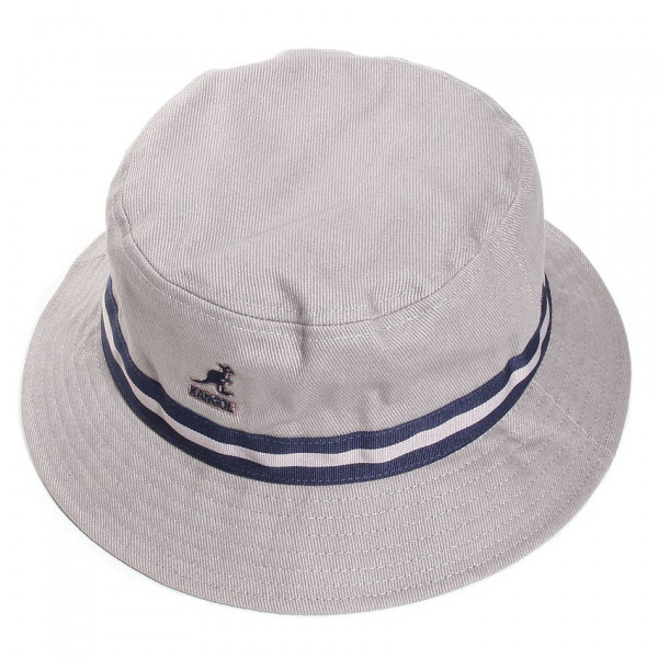 Bob coton Stripe Lahinch gris - Kangol