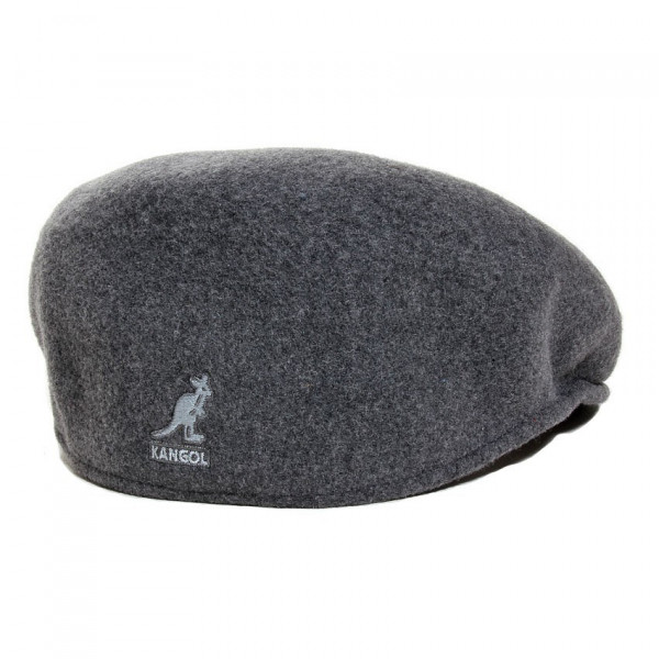 casquette laine 504 coloris gris anthracite marque Kangol