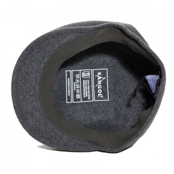casquette laine 504 coloris gris anthracite marque Kangol