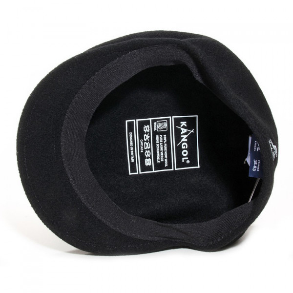 casquette laine 504 coloris noir marque Kangol