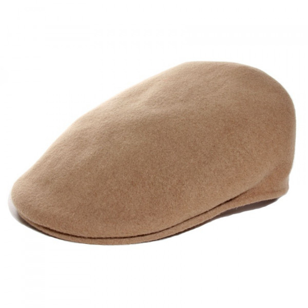 casquette laine 504 coloris camel marque Kangol