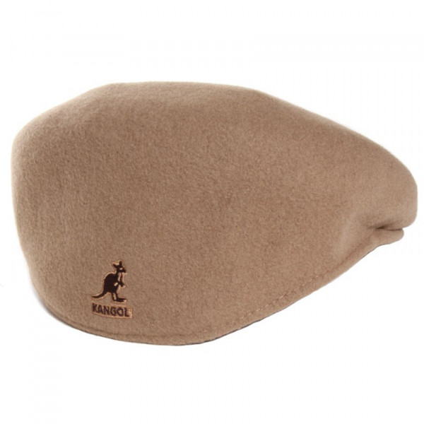 casquette laine coloris camel marque Kangol