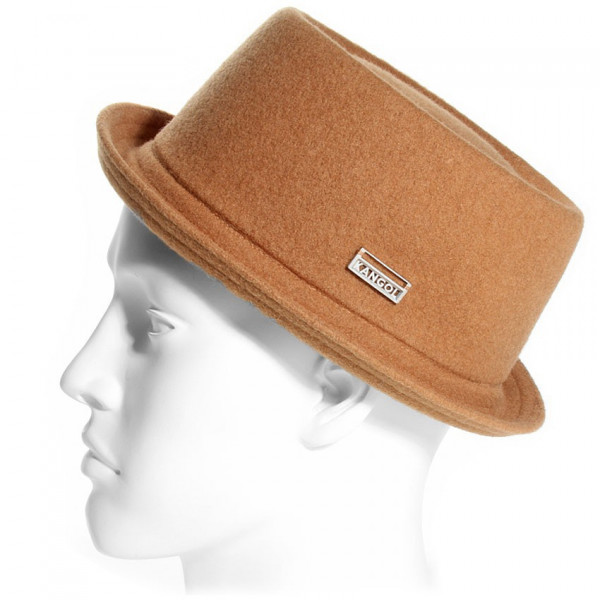 Chapeau Porkpie laine Mowbray camel Hatsquality