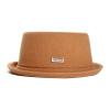 Chapeau feutre porkpie laine camel - Mowbray - Kangol