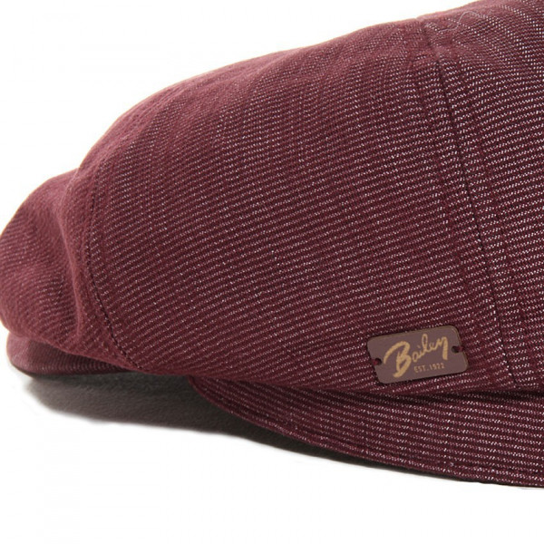 casquette gavroche en coton avec logo marque Bailey