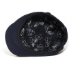 casquette plate bleu marine doublure Bailey