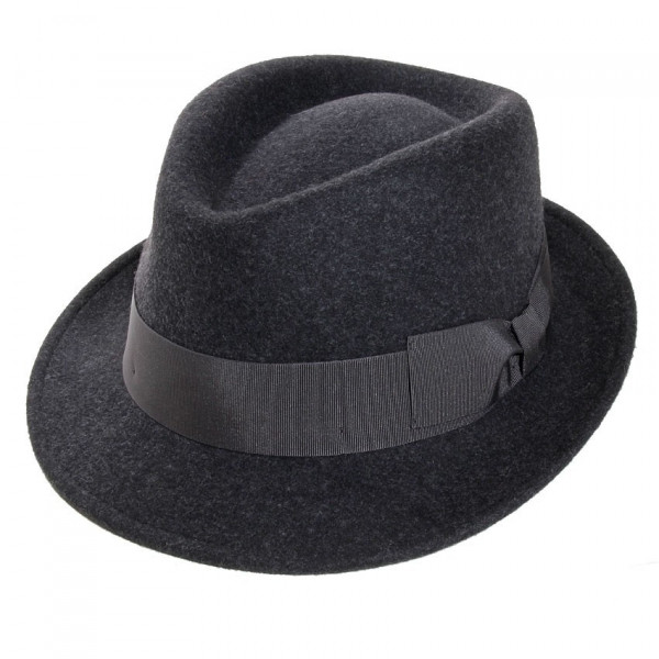 Feutre trilby anthracite - Antonio - Modissima