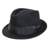 Feutre trilby noir - Antonio - Modissima