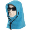 cagoule polaire coloris turquoise