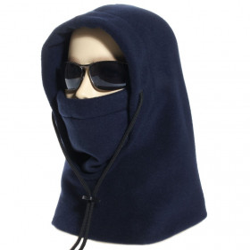 Cagoule polaire made in France coloris bleu marine