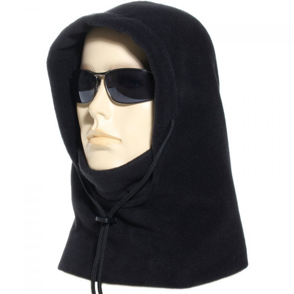 cagoule polaire noir