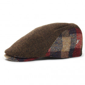 casquette plate en laine vierge coloris marron pins Fléchet