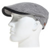 casquette d'été en lin et coton gris