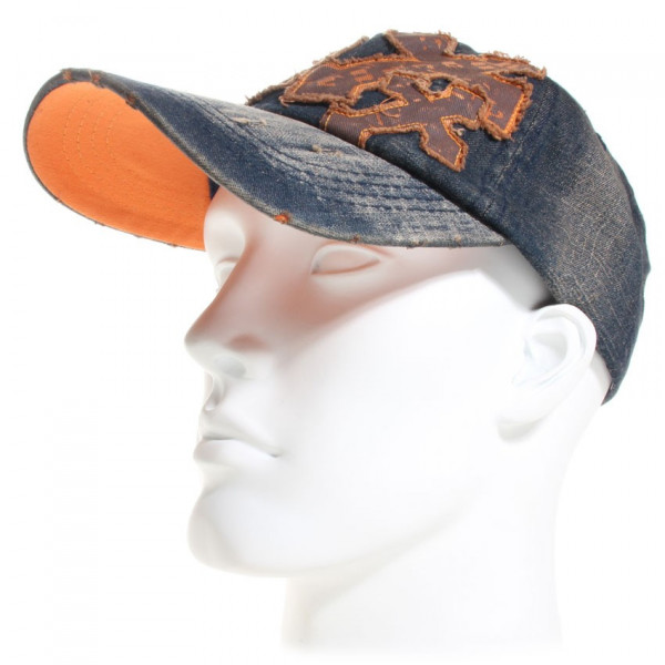 casquette baseball jeans délavé
