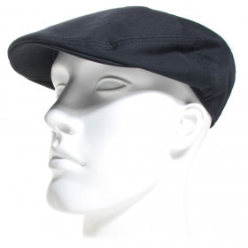 casquette plate d'été coloris noir