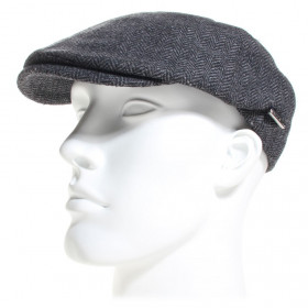 casquette bec de cane grise