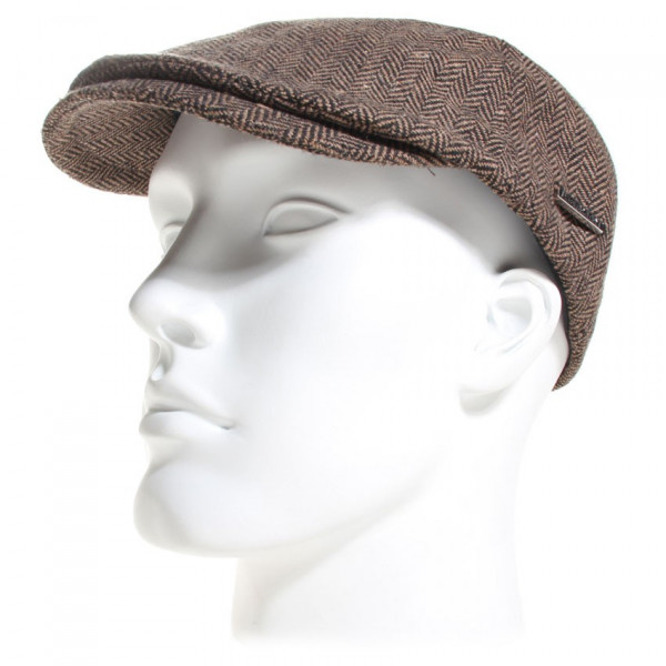 casquette bec de cane marron