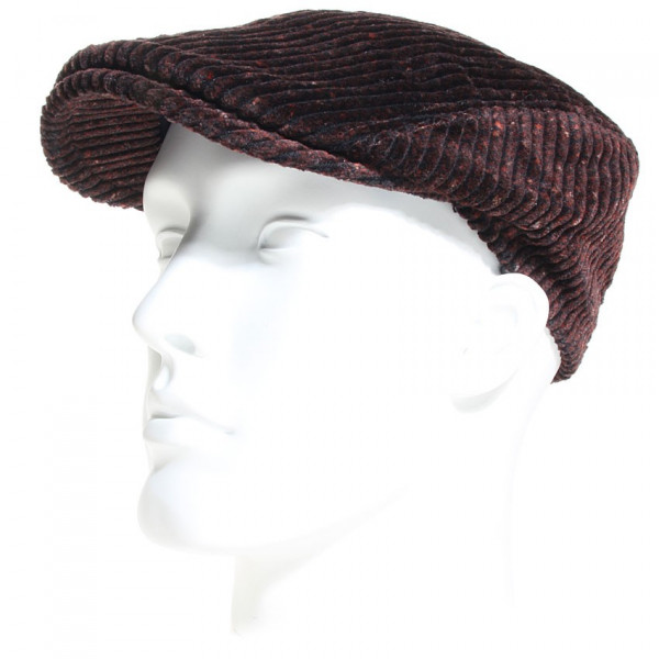casquette velours marron
