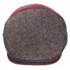 Casquette plate patchwork 100% laine vierge