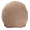 Casquette plate pure cachemire couleur camel