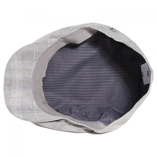 casquette Fléchet en lin et coton doublée coton