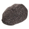 casquette gavroche tweed marron marque Modissima
