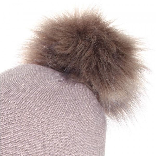 pompon acrylique couleur fauve
