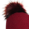pompon acrylique couleur bordeaux