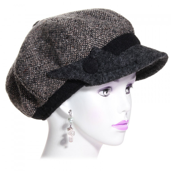 casquette gavroche pour femme coloris marron
