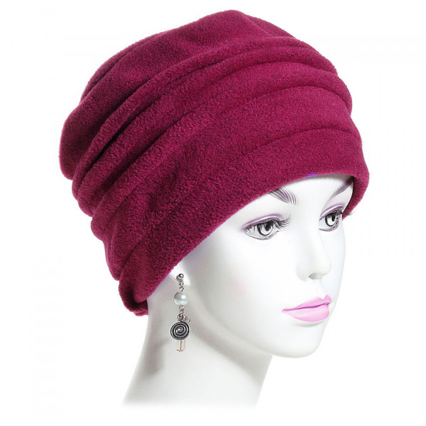 béret polaire coloris framboise imperméable certifié Oeko-tex