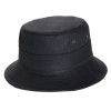 bob pluie coton huilé noir