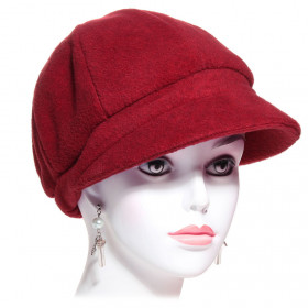 Casquette gavroche polaire rouge imperméable