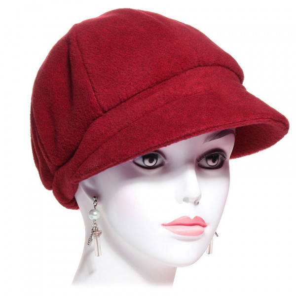 Casquette gavroche polaire rouge imperméable