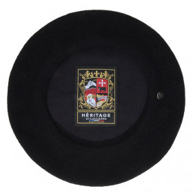 Béret français coloris noir