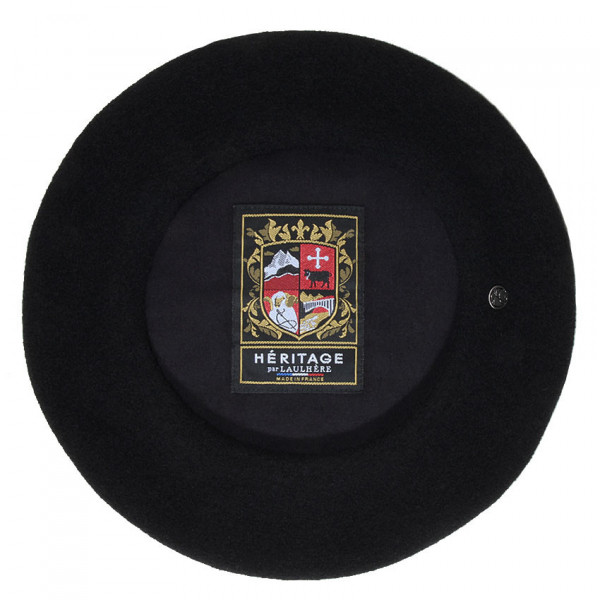 Béret français coloris noir
