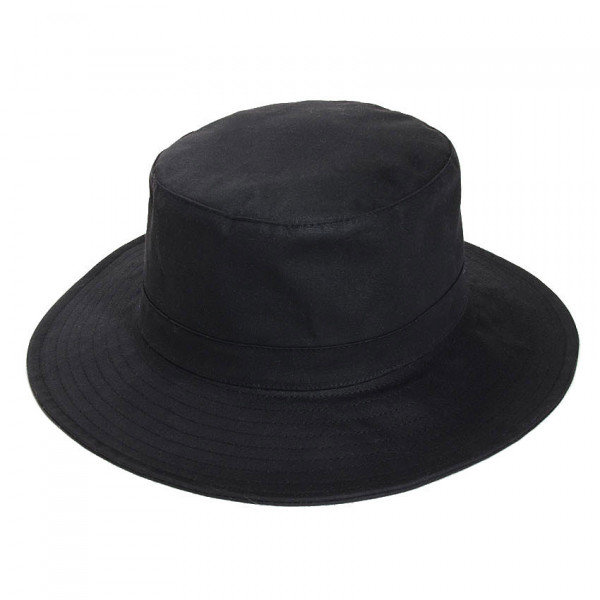 Chapeau pluie femme lin noir - MODISSIMA - ple38