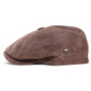 Casquette Hatteras cuir marron