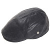 casquette en cuir noir marque M by Fléchet
